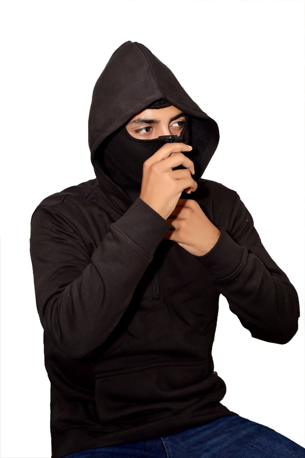 Ninja Hoodie | Half Zipper Style (Unisex)