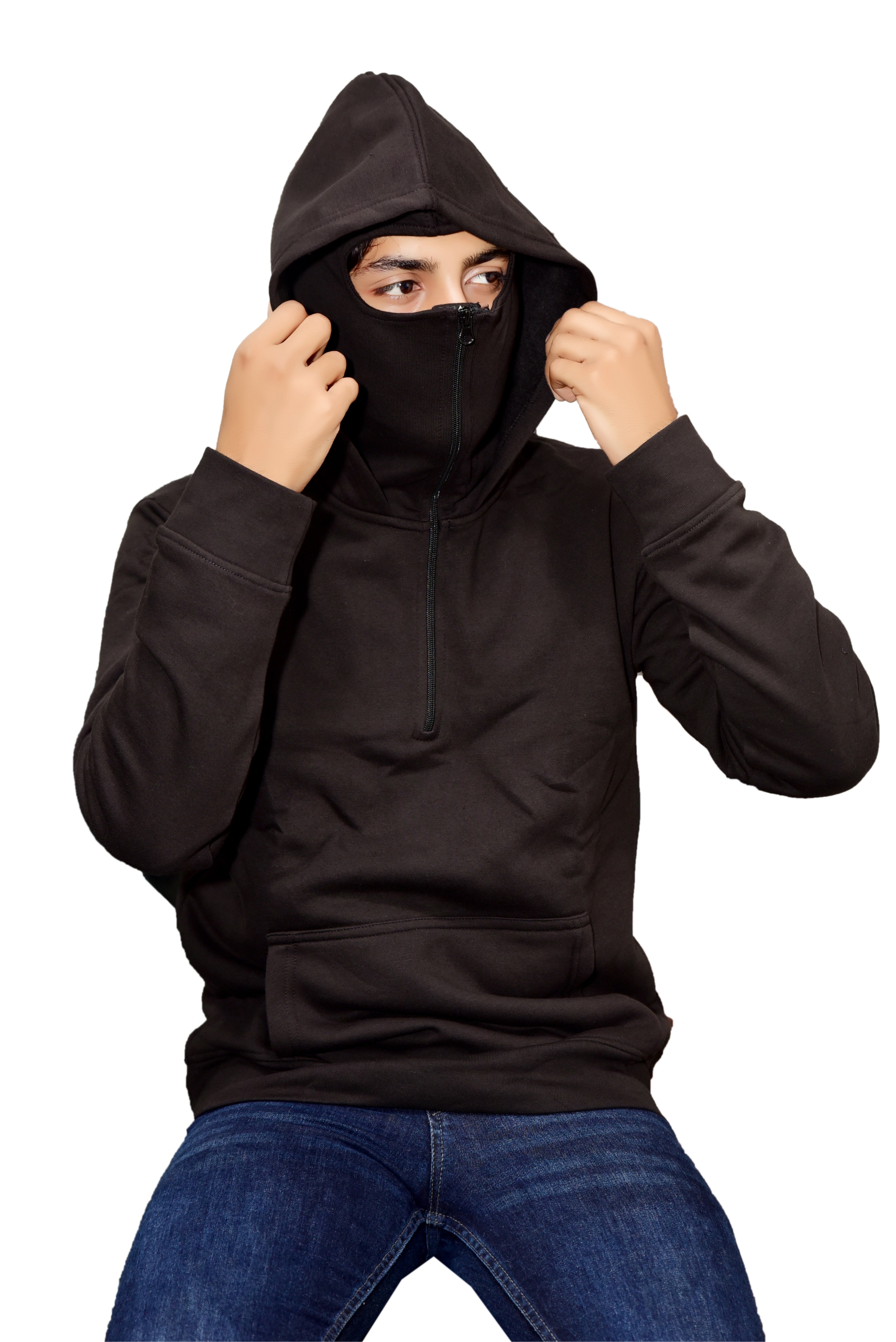 Ninja Hoodie | Half Zipper Style (Unisex)