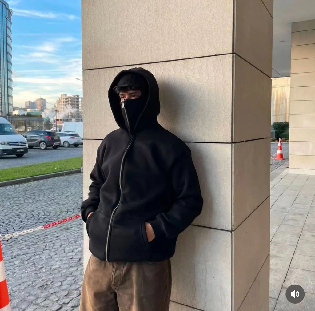 Unisex Balaclava Hoodie | Full Zipper Style